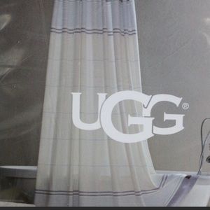 Ugg shower curtain and bath mat